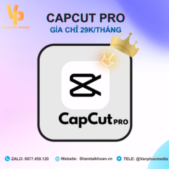 Nâng cấp tài khoản Capcut Pro